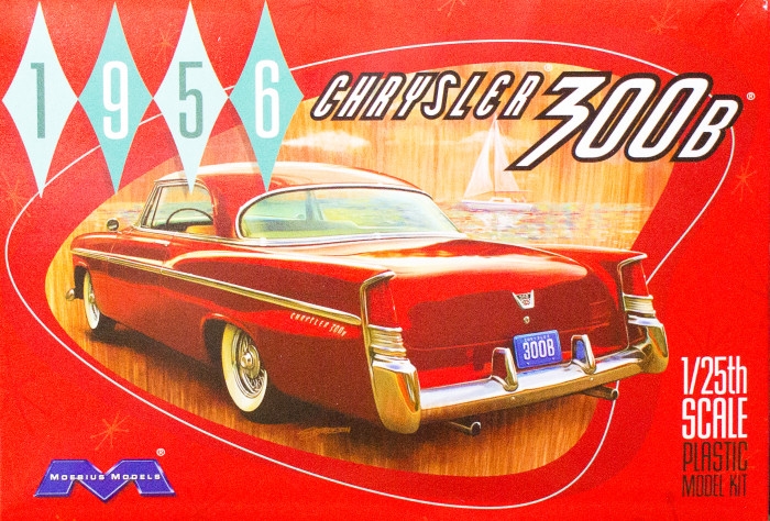 Byggmodell bil - 1956 Chrysler 2008 - 1:25 - Moe