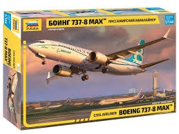 Byggmodell flygplan - Boeing 737-8 MAX - 1:144 - Zv