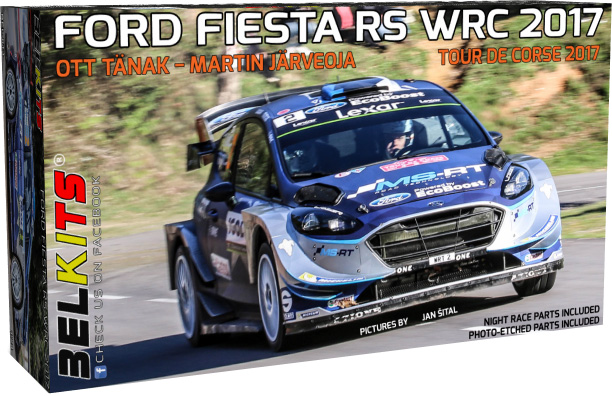 Byggmodeller - Bilar - Ford Fiesta RS WRC 2017 - Bk