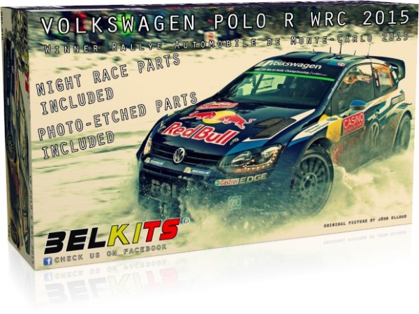 Byggmodell Bil - Volkswagen Polo R WRC 2015 - 1:24 - Bk