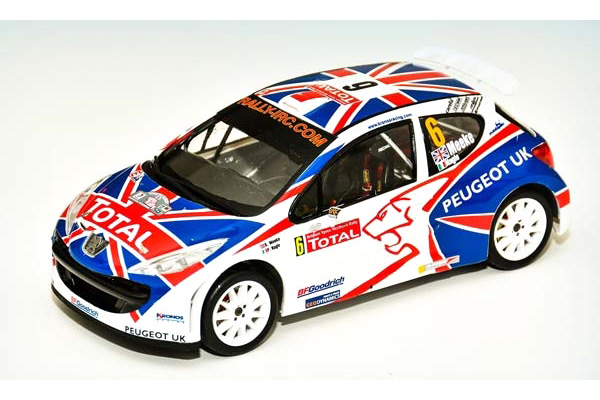 Byggmodell bil - Peguet 207 S2000 - Kris Meeke - 1:24 - Bk