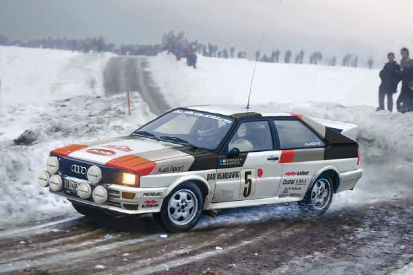 Byggmodell bil - Audi Quattro Rally - 1:24 - IT