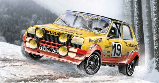 Byggmodell bil - Renault R5 Rally - 1:24 - IT