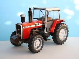 Byggmodell traktor - Massey Ferguson 2680 - 1:24 - Heller