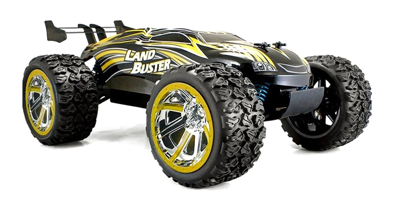 Radiostyrd bil - 1:12 - Land Buster 2,4Ghz - Gul - RTR