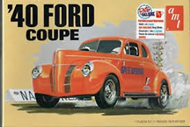 Byggmodell bil - 1940 Ford Coupe 2T - 1:25 - AMT