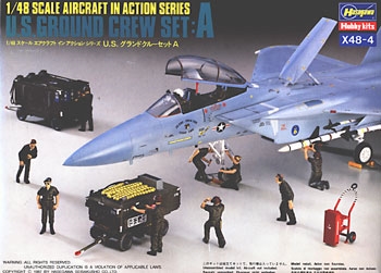 Byggsats - US Ground crew set A - 1:48 - Hasegawa