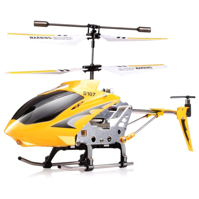Radiostyrd helikopter - Syma S107G Gul - 3,5ch - RTF