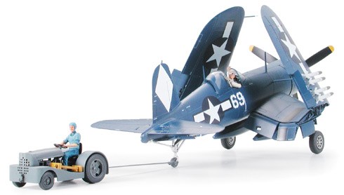 Byggmodell flygplan -  Corsair F4U-1D med traktor - 1:48 - Tamiya