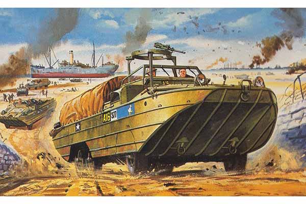 Byggmodell stridsfordon - DUKW - 1:76 - Airfix