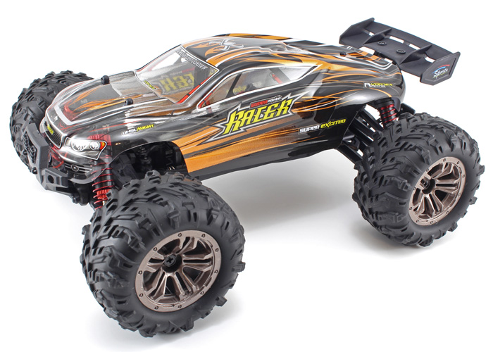 Radiostyrd bil - 1:16 - Spirit T16 - 2,4ghz - Orangesvart - RTR