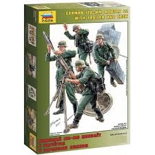 Byggmodell - Ger. 120mm Mortar crew Granatwerfer - 1:72 - Zvezda