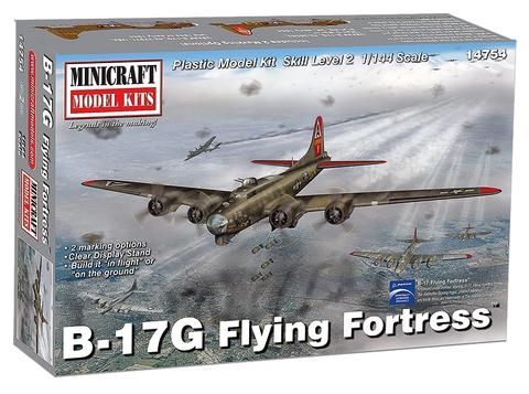 Byggmodell flygplan - B-17G Flying Fortress - 1:44 - MiniCraft