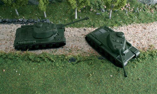 Byggmodell stridsfordon - JS x 2 - 1:72 - Italieri