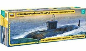 Byggmodell ubåt - Tula Nuclear Ballistic Sub - 1:350-  Zvezda