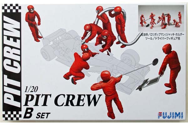 Byggmodell- Pit Crew set B 1:20 Fujimi