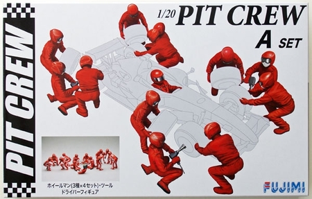 Byggmodell gubbar - Pit Crew set A - 1:20-  Fujimi