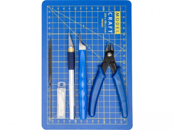 Pro Plastic Modelling Tool Set - 10 pcs. Modelcraft