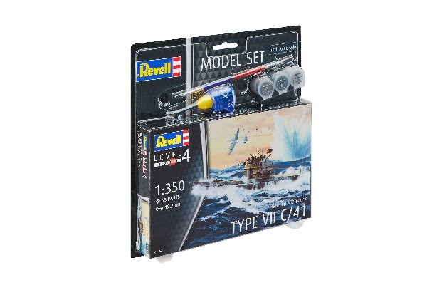 Byggsats - German Submarine Type Type VII C/41 - 1:350 - Revell