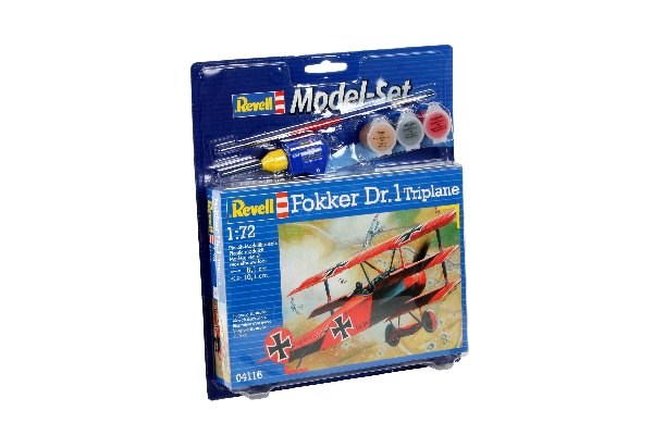 Byggsats - Model Set Fokker DR, 1 Triplane - 1:72 - Revell