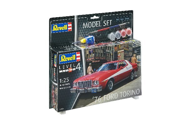 Byggmodell bilar - Model Set ’76 Ford Torino - 1:25 - Revell