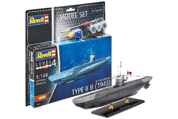 Byggsats - German Submarine Type II B 1943 - 1:144 - Revell