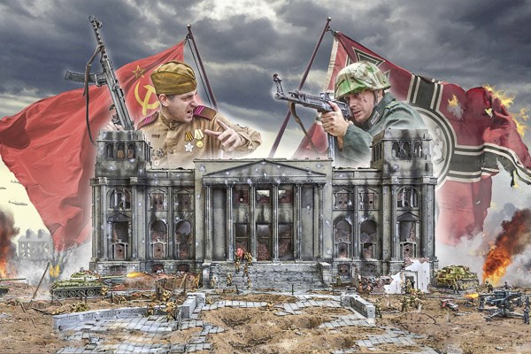 Byggmodell - Battle for the Reichstag Berlin 1945 - 1:72 - IT