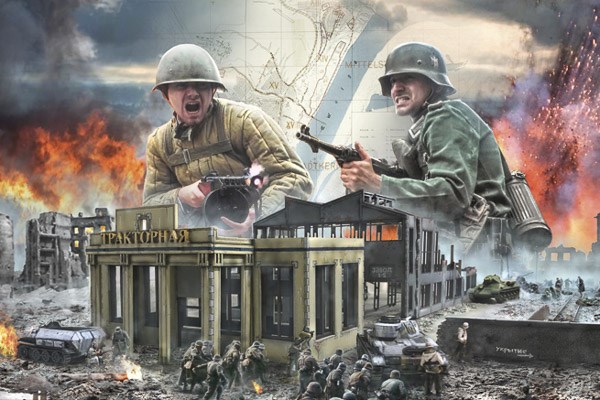 Byggmodell - Battleset Stalingrad Factory - 1:72 - Italieri