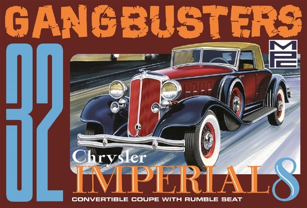 Byggmodell bil - 1932 Chrysler Imperial Gangbusters - 1:25 - MPC