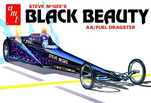 Byggmodell bil - Steve McGee Black Beauty Wedge Dragster - 1:25 - AMT