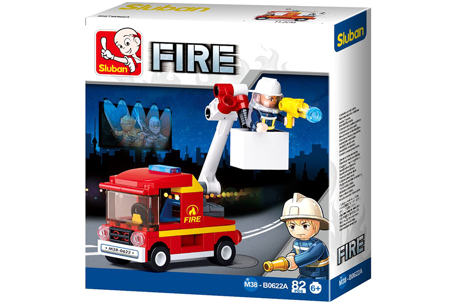 Fire Brigade Truck - B0622A - Sluban