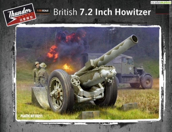 Byggmodell stridsfordon - 7.2 Inch Howitzer - 1:35 - TM