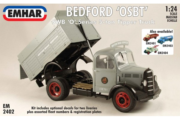 Byggmodell lastbil - Bedford Swb Tipper - 1:24 - Emhar