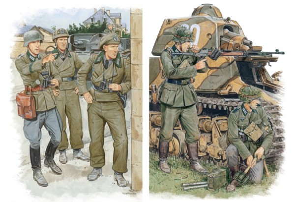 Byggmodell gubbar - Blitzkrieg In The West France 1940 - 1:35 - Dragon