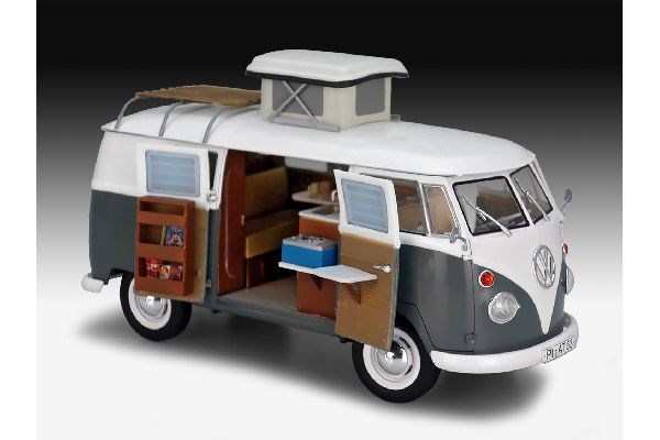 Byggmodel bil - VW T1 Camper - 1:24 - Revell