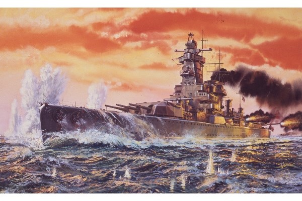 Byggmodell krigsfartyg - Admiral Graf Spee - 1:600 - AirFix