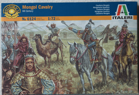 Byggmodell gubbar - XIIith Century-Mongol Cavalry 1:72 Italieri