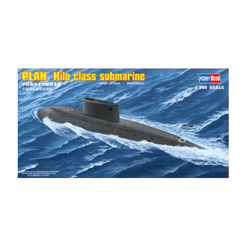 Byggmodell ubåt - PLAN Kilo class sub. - 1:350 - HobbyBoss