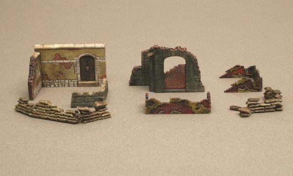 Byggmodell - Walls and ruins - 1:72 - Italieri