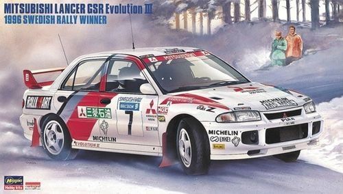 Byggsats bil -  Mitsubishi Lancer Gsr Evolution IIi - 1:24 - Hasegawa