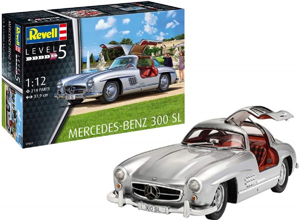 Byggmodell bil - Mercedes-Benz 300 SL 1:12 Revell