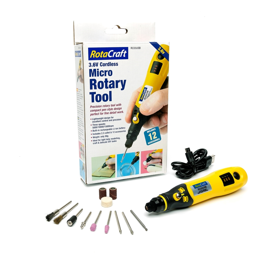 3,6V Cordless Rotary Tool USB - ModelCraft