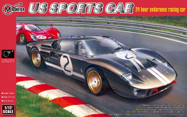 Byggmodell bil - FORD GT40 MK.II LEMANS WINNER 196