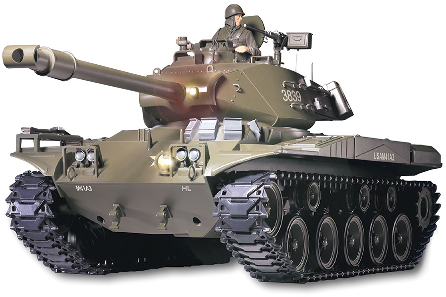 Radiostyrd stridsvagn - 1:16 - Walker Bulldog - 2,4Ghz - TR