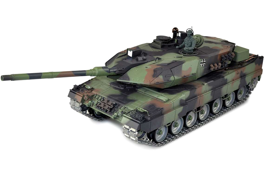 Radiostyrd stridsvagn - 1:16 - Leopard 2A6 Met. upg. - 2,4Ghz - BB+IR - RTR