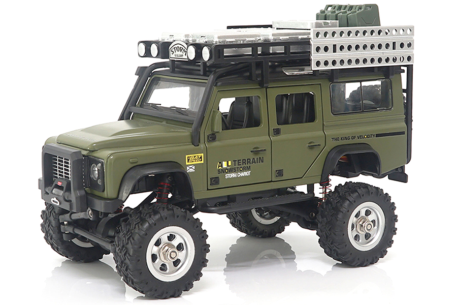 Radiostyrd bil - 1:28 - D90X28 Metall 4WD - 2,4ghz - RTR