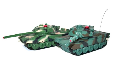 Radiostyrda Tanks - 1:32 - M1A2 vs T-34 Battletanks - RTR