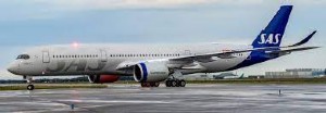 Byggmodell Flygplan, Airbus A350-900 incl. SAS livery decal - incl. Stand, 1:144, Zvezda, ZV7039SAS