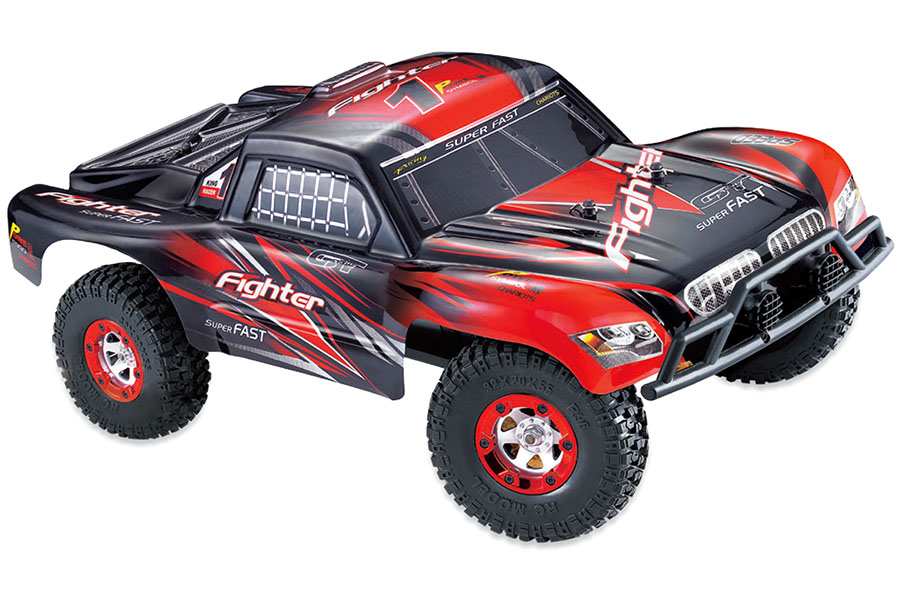 Radiostyrda bilar - 1:12 - Fighter Pro Short Course BL - 2,4Ghz - RTR