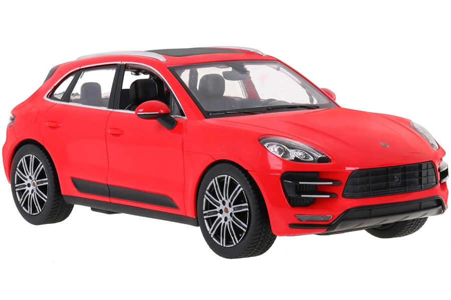 Radiostyrda bilar - 1:14 - Porche Macan Turbo Röd - RTR